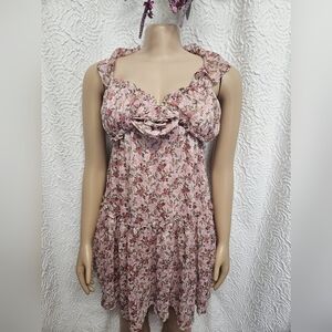 City Triangles Pink Floral Dress